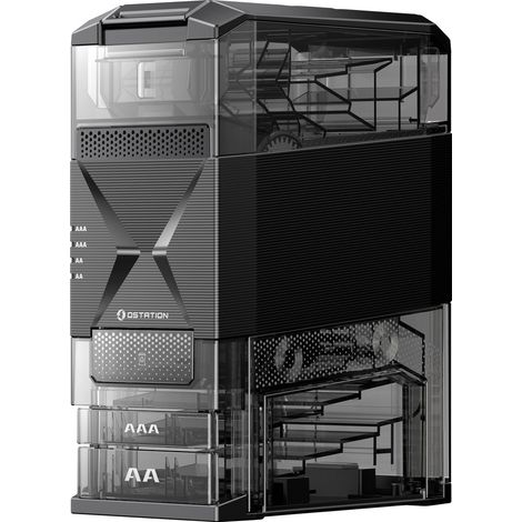 OLight Ostation 2-EU (OS) Chargeur de piles rondes Li-ion, NiMH LR03 (AAA), LR6 (AA)