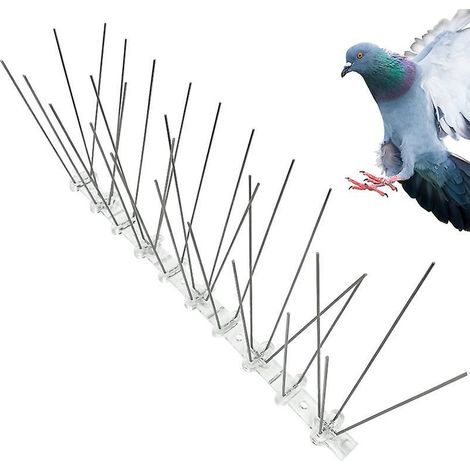 pique Anti Pigeon, Repulsif Pigeon 2.5m Pic Anti Pigeon, Rpulsif Oiseaux, Anti Chat Et Effaroucheur Oiseaux 2.5mtres (1/5)