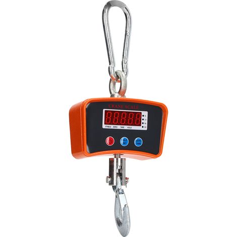 Balance numérique pour grue 500 kg (1100 lb) avec affichage LED électronique, usage industriel intensif, prise UE 100-240 V (1/5)
