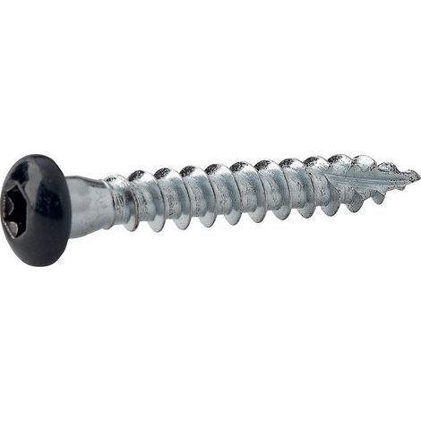 Simpson Strong Tie – Holzschrauben mit schwarzem Kopf 5x40 mm – Elektrolytisch verzinkter Stahl – 100er-Packung – Torx T20-Antrieb für Verbinder und Halterungen (1/5)