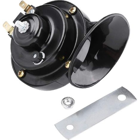 Klaxon de Moto Universel 12V Corne Fort 110dB 510HZ Escargot à Air Klaxon Fort Corne de l'Air pour Voiture Véhicule Camion Moto (1/5)