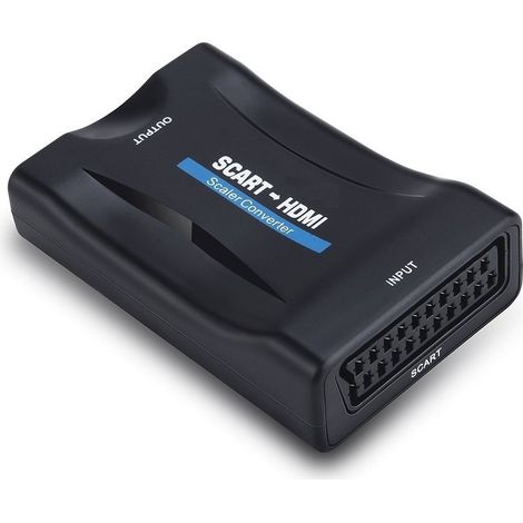 TrAdE Shop Traesio - Convertitore Video Hd Av Adattatore Da Scart A Hdmi 720p 1080p Audio Coassiale - (1/3)