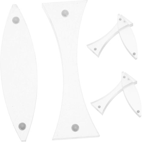 6 Pièces Ensemble de Lentilles Optiques Magnétiques en Acrylique Clarté Optique Élevée, Revêtement Antireflet, Conception Modulaire, pour Tableaux Blancs en Fer et Rails de Laboratoire (1/5)
