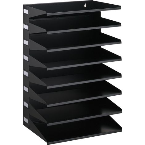 Durable 336101 - Schedario da ufficio con vaschette, colore: Nero