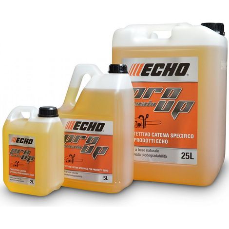Huile Chaîne Tronçonneuse Biodégradable Echo Pro Up : Performance Éco-Responsable - 5 Lt