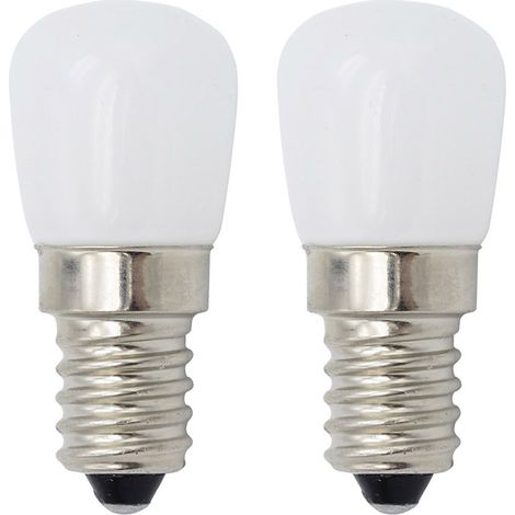 Ampoule LED E14 - 3 W - 300 Lm - Blanc Froid 6000 K - Pour Réfrigérateur Hotte Machine À Coudre - 2 Unités (1/5)