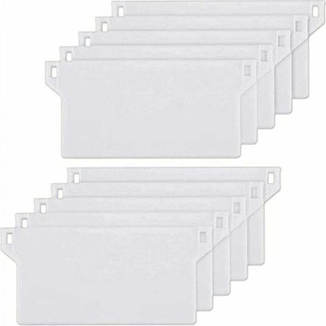10pcs Californian Blind Weight Plate Vertical Blinds Weight Plate Vertical Blind Slat 127mm White Replacement Part (1/5)