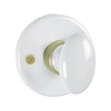 Rosace to button in porcelain – Spout-of-cane – MM 50 mm – Handle of door of input – Finish modern for decoration indoor (1/5)