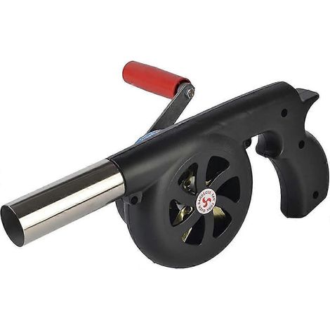 Ventilateur manuel pour barbecue, idéal pour les grillades en extérieur, les barbecues et les cheminées. (1/5)