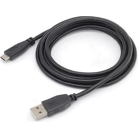 CABLE USB-A A USB-C 2M EQUIP 128885 TRANSFERENCIA 480MBPS COLOR NEGRO (1/3)