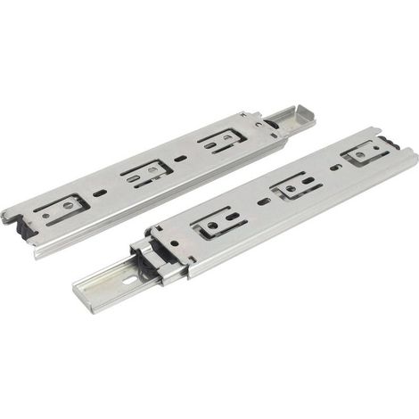 2 Stück. 200mm Länge 45mm Breit Kugelgelagerte Gleitschiene Schrank Schubladen Läufer (1/5)