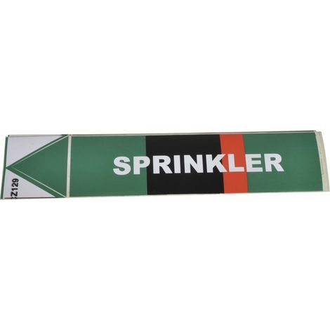 Étiquette souple adhésive sprinkler (X 10) - DIFF (1/2)