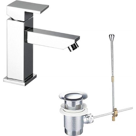 TRADE SHOP - Rubinetto Miscelatore Quadrato Piletta  69022 Firenze Bagno Rubinetteria - (1/2)