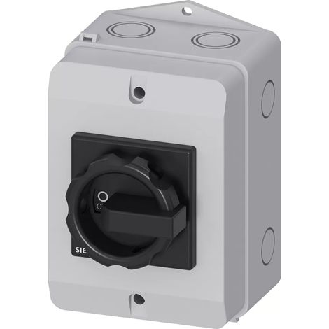 Siemens SENTRON, Lasttrennschalter 3LD, Hauptschalter, 3-polig, Iu: 32 A 3LD22641GP51