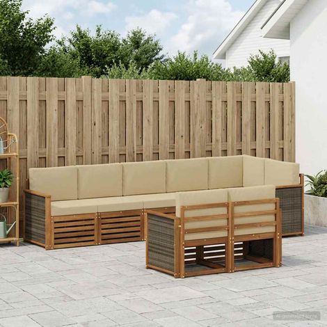 vidaXL Sofagarnituren Massivholz Akazie (1/5)