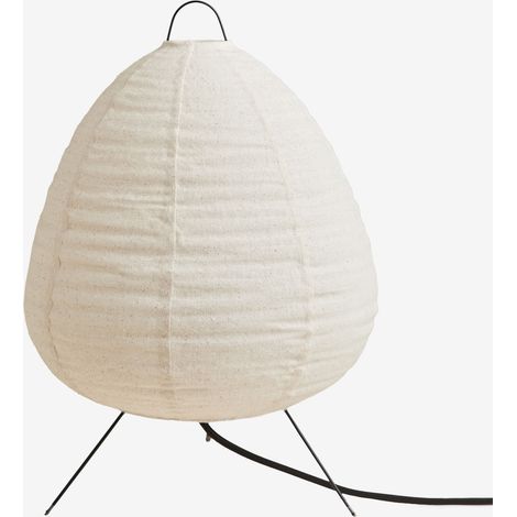 SKLUM Gogian Tischlampe aus Eisen Beige Leinen                                  