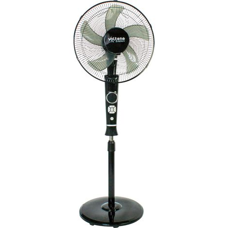 VOLTENO Standventilator Schwarz + Fernbedienung + Display (1/4)