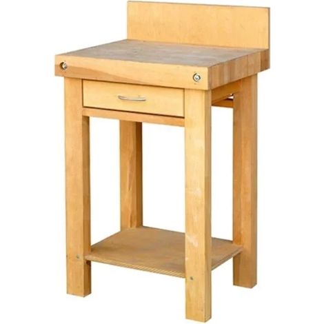 Outifrance – Planche à découper en bois de bout 600 x 500 mm – Absorption des chocs – Idéale pour cuisine professionnelle – Fabrication française (1/2)