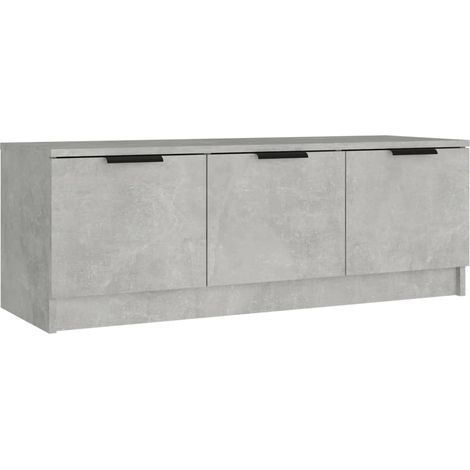 Maison Exclusive - TV-Schrank Betongrau 102x35x36,5 cm Holzwerkst