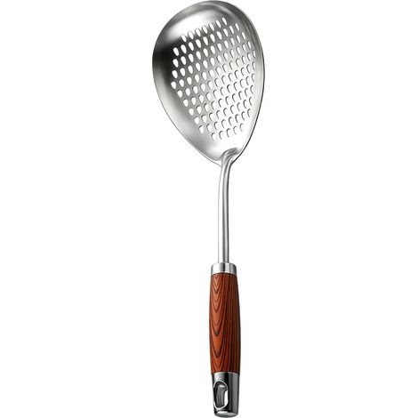 Écumoire de Cuisine Outil en acier inoxydable à égoutter l'huile (1/5)