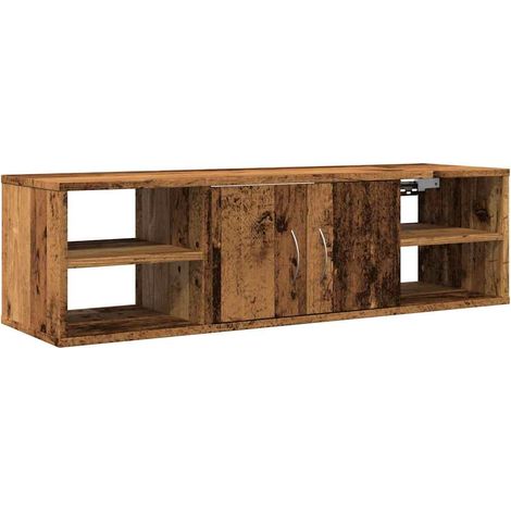Maison Exclusive - Wandschrank Altholz-Optik 101x30x29 cm Holzwer