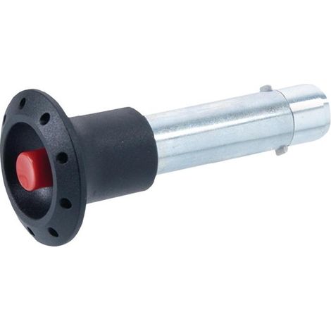 Ganter Norme Elements Boulon connecteur avec securite Axial (Cliquet) Boulons - Acier - Acier galvanise diametre : 12 mm bleu passive, noir, GN 114.2-12-40 (1/3)