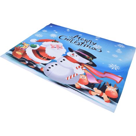 Weihnachtsteppich, Wandbehang, Weihnachtsdekoration, Wandteppich für Wohnzimmer und Schlafzimmer, 230 x 180 cm / 90,6 x 70,9 Zoll (1/5)