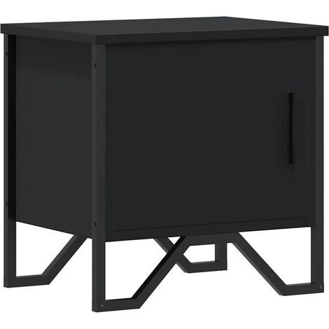 Maison Exclusive - Nachttisch Schwarz 40x30x40 cm Holzwerkstoff