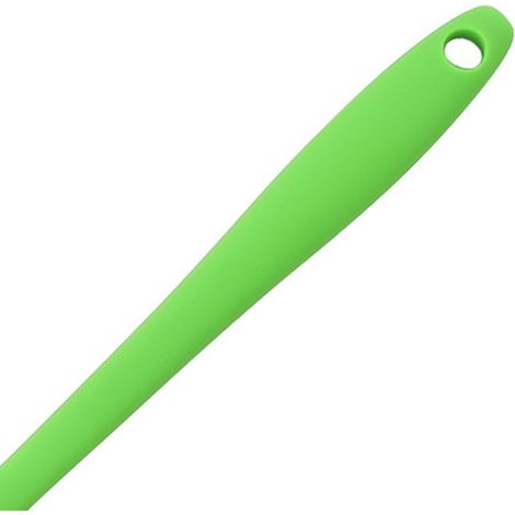 Silikonspatel aus einem Stück, kleiner Spatel, Butterschaber, Kuchenspatel, T-förmiger Spatel, Gebäckwerkzeug, grün. (1/5)