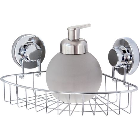 GELCO - étagère angle basse fix chrome