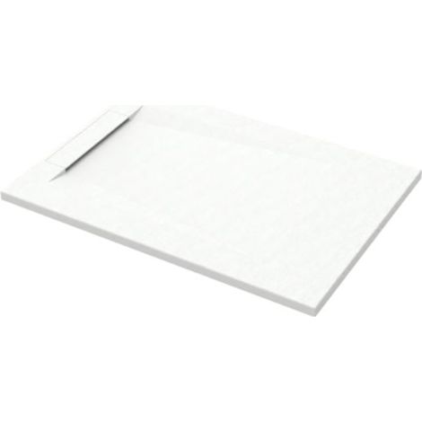 Piatto Doccia 70x100 Marmo Resina Slim H3 Rubino Vertical Bianco