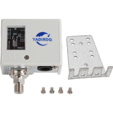 Pressostat 20 kg, avec noyau en cuivre, indice de protection IP40, pour sèche-linge, chaudières, refroidisseurs d'eau, 125 V CA, 250 V CA