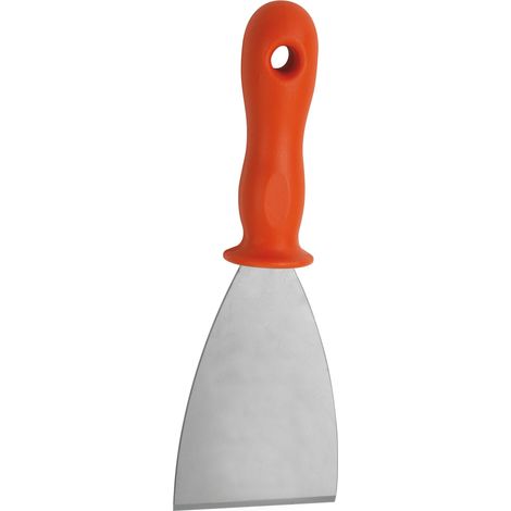 Riflard – Manche plastique avec collerette – Largeur 7 cm – Lame en acier trempé – Pour gratter, décaper et élargir les fissures