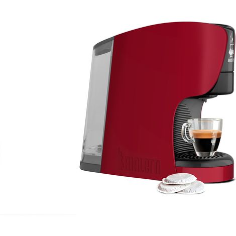 Bialetti Bundle DAMA ESE Kaffeemaschine mit 30 ESE Pads rot