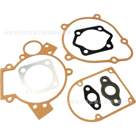 Pièces de modification pour mini-motos, moteur de vélo 2 temps, 50CC/80CC, joints de carrosserie complets, tampons de coton et de papier. (1/5)