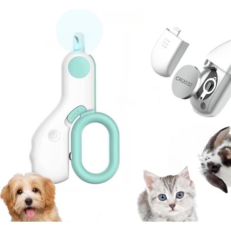 Coupe-Ongles pour Chat et Petit Chien avec lumière LED Double Mode pour Soins de santé des Ongles des Animaux domestiques (1/5)