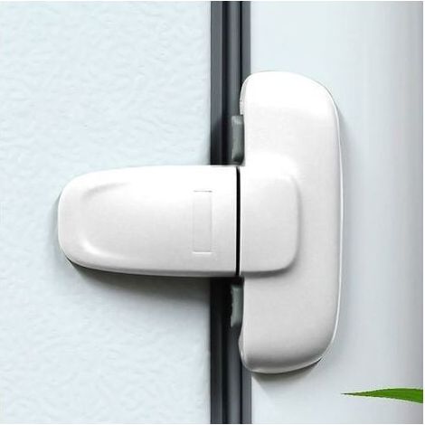 Serrure de porte de congélateur de réfrigérateur, serrure de réfrigérateur de protection des enfants, serrure à main anti-pincement de boucle de protection