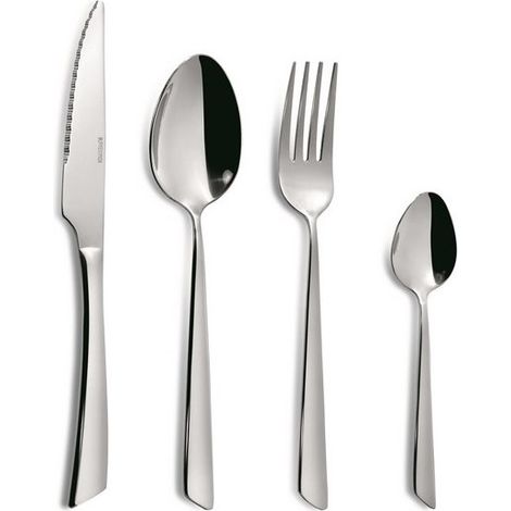 COLTELLO BISTECCA INOX 18/C NICE 4MM COMAS SET 12 PZ