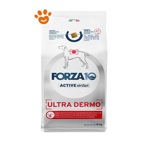 Forza10 Dog Active VetDiet Ultradermo  - Forza10 Dog Active VetDiet Ultradermo - Sacco Da 10 Kg