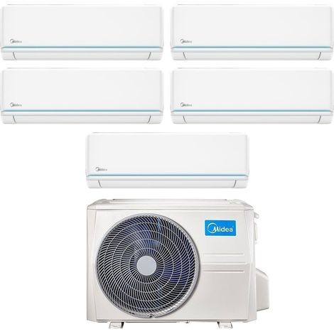 Midea Penta Split-Inverter-Klimagerät Serie EVOLUTION 9+9+9+9 mit M5OE-42HFN8-Q R-32 Wi-Fi Optional 9000+9000+9000+9000