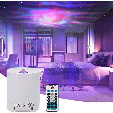 Projecteur Ciel Etoile, Ocean Wave Galaxy Light avec télécommande, pour Chambre pour adultes avec Vitesse et luminosité réglables,Projecteur Étoile, Lampe Projecteur LED Étoile (1/5)