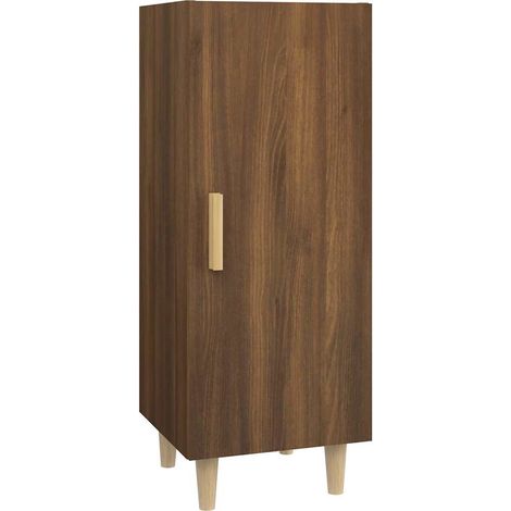 Maison Exclusive - Credenza Rovere Marrone 34,5x34x90 cm in Legno Multistrato (1/5)