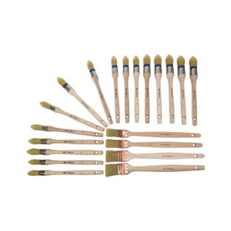 Brochas pintura loutil-parfait 80587 madera ergonómica 20 piezas