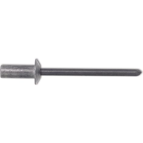 Dichtnieten Flachrundkopf 3,2x8 ISO15973 - Nieten Aluminium mit Stahldorn