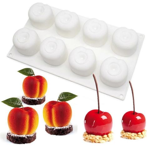 DIY-Schokoladenformen, Dessertformen, Kirschfrucht-förmige Kuchendekorations-Gadgets (1/5)