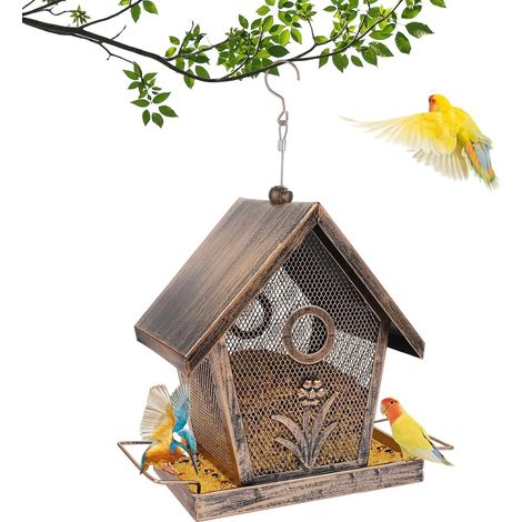 Métal Vogelfutterstation suspendu extérieur 1,1kg Kapazität (1/5)
