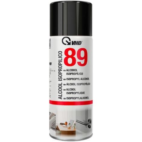 VMD 89 bomboletta alcool spray isopropilico 400 ml detergente per tutte le apparecchiature elimina sporco