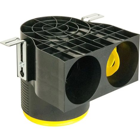 Fränkische Paso de aire plus profi-air classic DN 125 - 2x NW 90 90 grados corto, 78390382