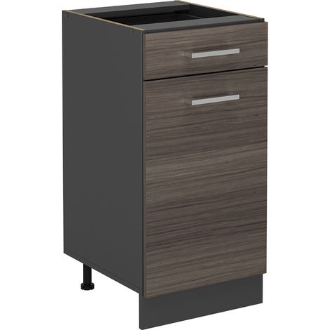 Meuble cuisine R-Line, Gris noble, 40cm sans PT, Vicco