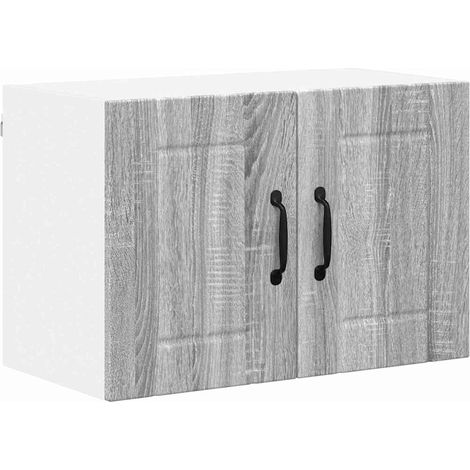 Meuble mural de cuisine，Armoire de cuisine avec porte Gris Sonoma 60 x 31 x 40 cm CFW90649 (1/5)